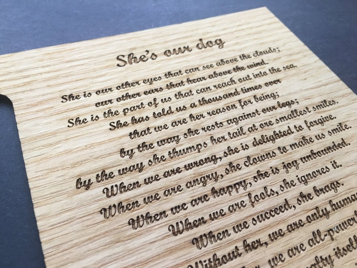 My Dog Picture Frame - 8x10 Frame Hold 5x7 Photo - Legacy Images - Picture Frames - 8x10 picture frame dog Pets laser engraved