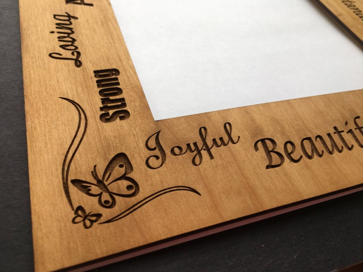 My Mother Is... Picture Frame - 8x10 Frame Hold 5x7 Photo - Legacy Images - Picture Frames - 8x10 picture frame family mom laser engraved