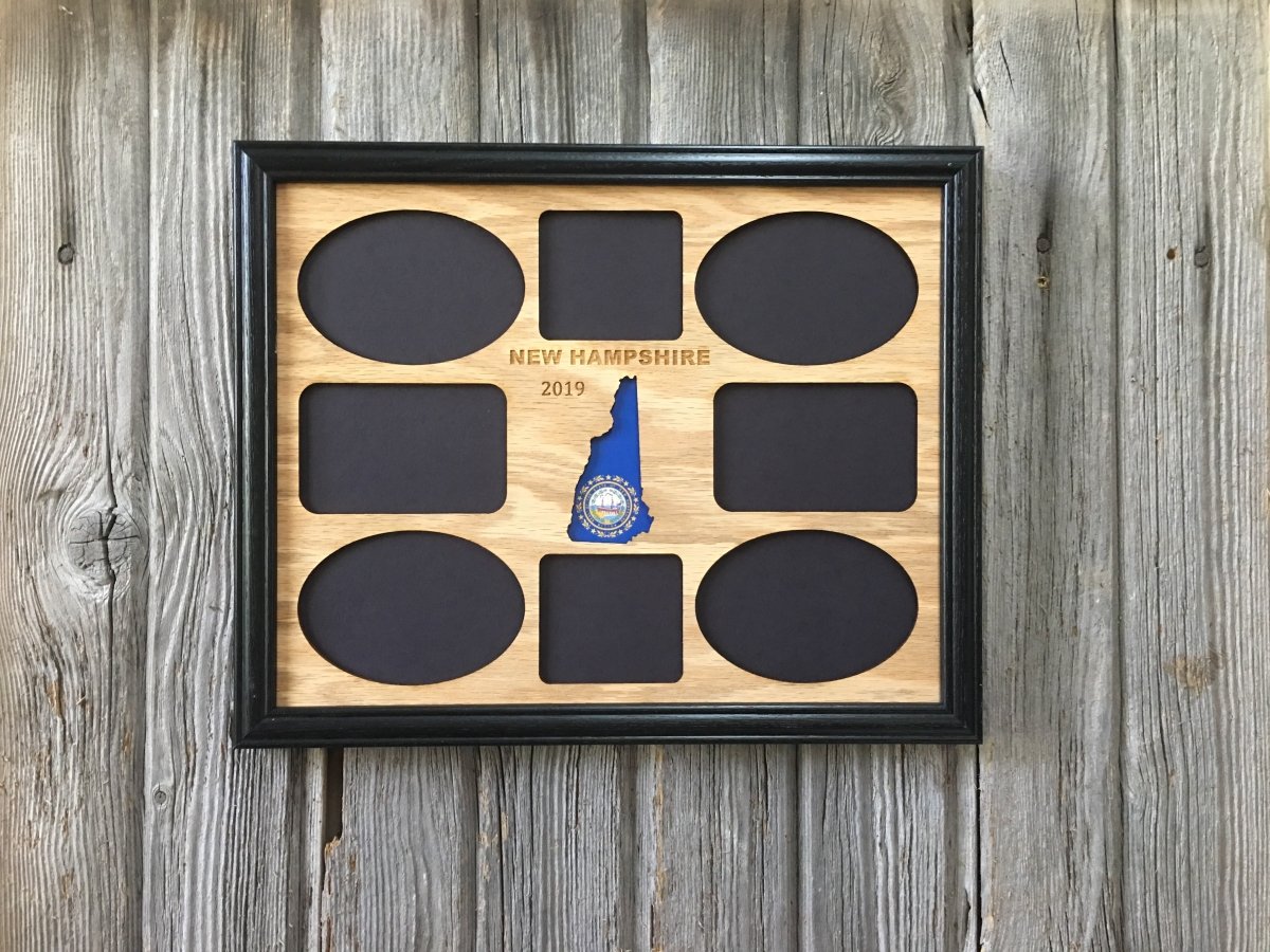 New Hampshire Picture Frame - Legacy Images - Picture Frames - 11x14 Picture Frame 5x7 picture frame picture frame laser engraved