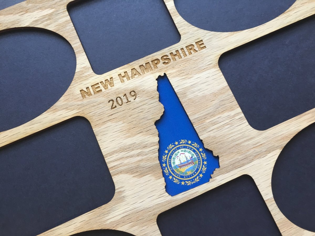 New Hampshire Picture Frame - Legacy Images - Picture Frames - 11x14 Picture Frame 5x7 picture frame picture frame laser engraved