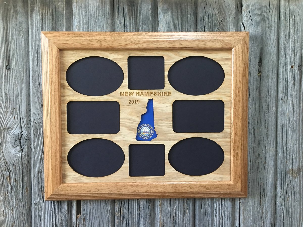 New Hampshire Picture Frame - Legacy Images - Picture Frames - 11x14 Picture Frame 5x7 picture frame picture frame laser engraved