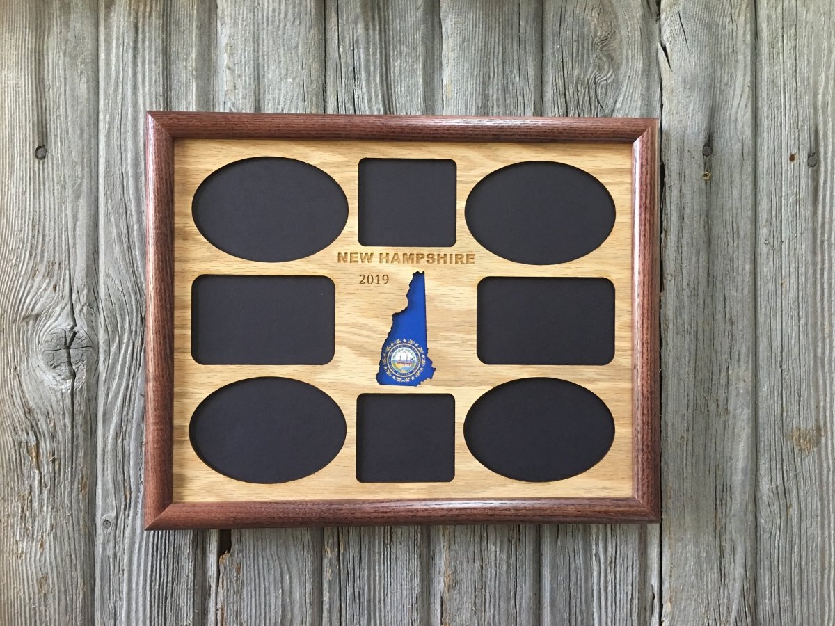 New Hampshire Picture Frame - Legacy Images - Picture Frames - 11x14 Picture Frame 5x7 picture frame picture frame laser engraved