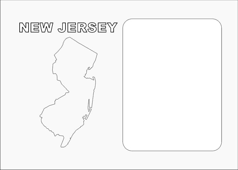 New Jersey Picture Frame - Legacy Images - Picture Frames - 11x14 Picture Frame 5x7 picture frame picture frame laser engraved
