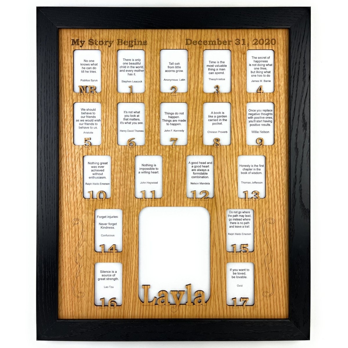 Newborn - 18 Picture Frame - Legacy Images - Picture Frames - 11x14 Picture Frame 12x16 picture frame 16x20 picture frame laser engraved