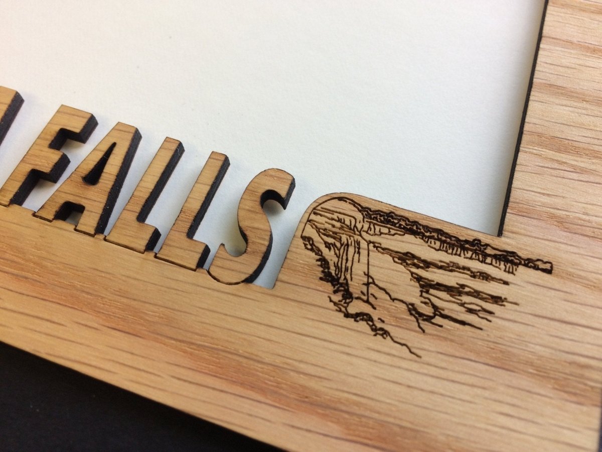 Niagara Falls Picture Frame - 5x7 Frame Hold 4x6 Photo - Legacy Images - Picture Frames - 5x7 picture frame niagara falls picture frame laser engraved