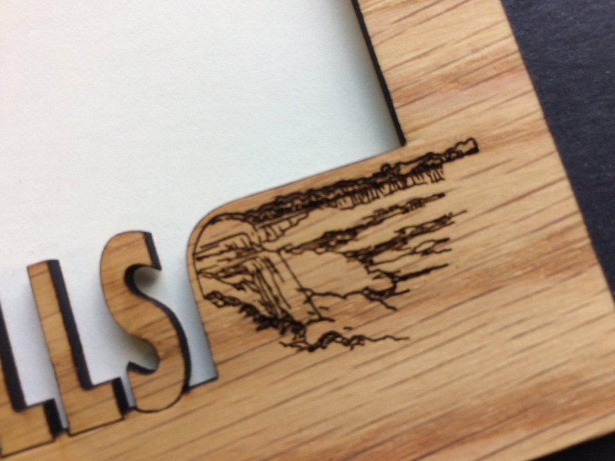 Niagara Falls Picture Frame - 5x7 Frame Hold 4x6 Photo - Legacy Images - Picture Frames - 5x7 picture frame niagara falls picture frame laser engraved