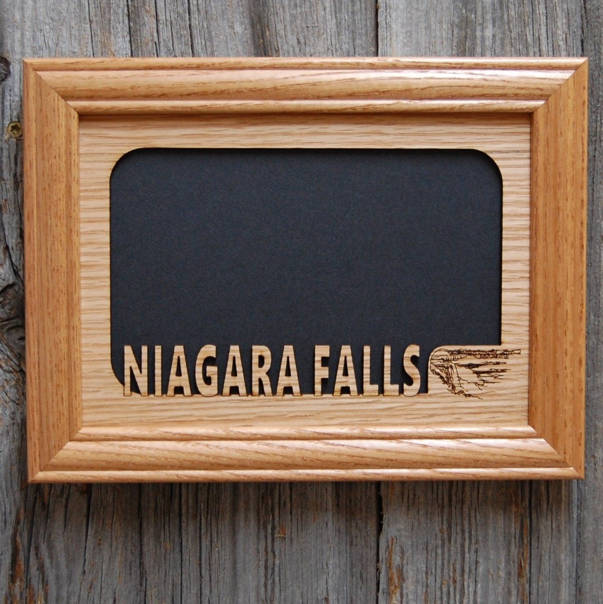 Niagara Falls Picture Frame - 5x7 Frame Hold 4x6 Photo - Legacy Images - Picture Frames - 5x7 picture frame niagara falls picture frame laser engraved