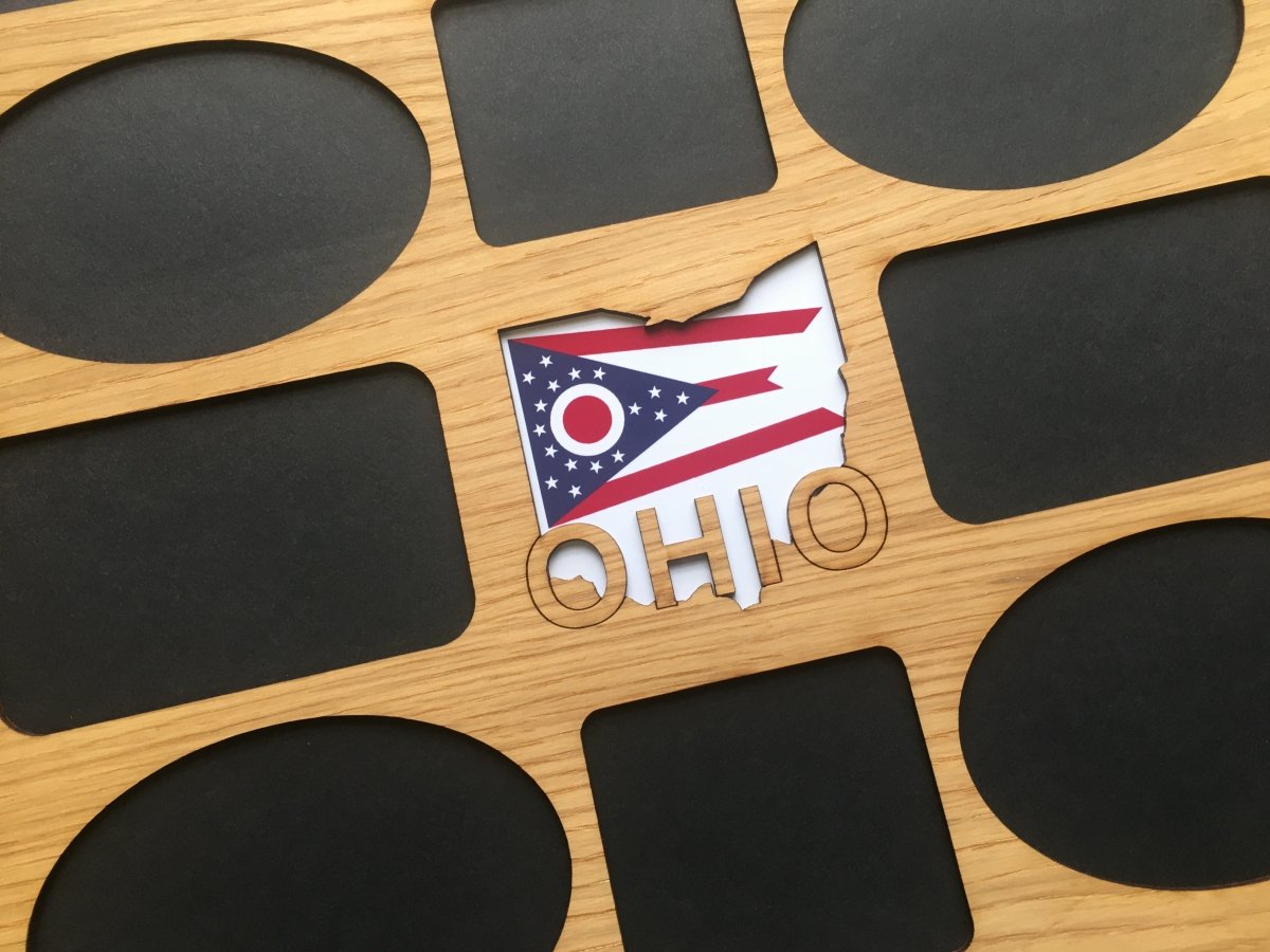 Ohio Picture Frame - Legacy Images - Picture Frames - 11x14 Picture Frame 5x7 picture frame picture frame laser engraved