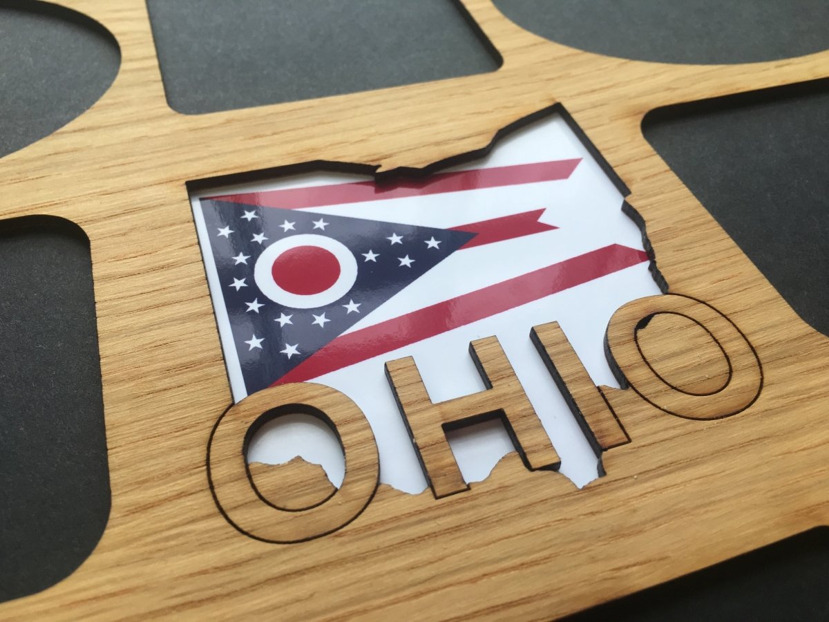 Ohio Picture Frame - Legacy Images - Picture Frames - 11x14 Picture Frame 5x7 picture frame picture frame laser engraved