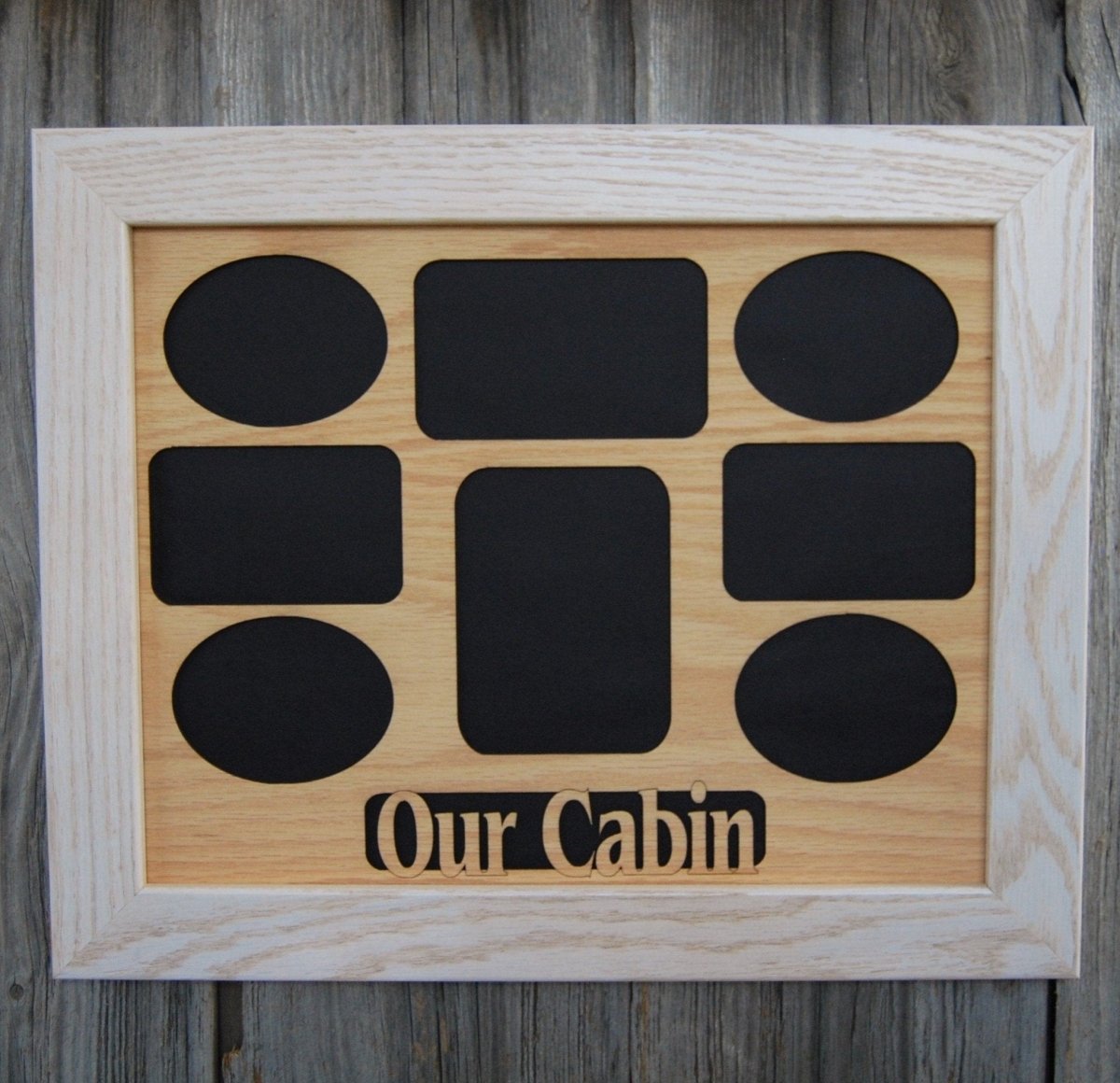 Our Cabin Picture Frame 11"x14" - Legacy Images - Picture Frames - 11x14 Picture Frame gifts for him hobbies laser engraved