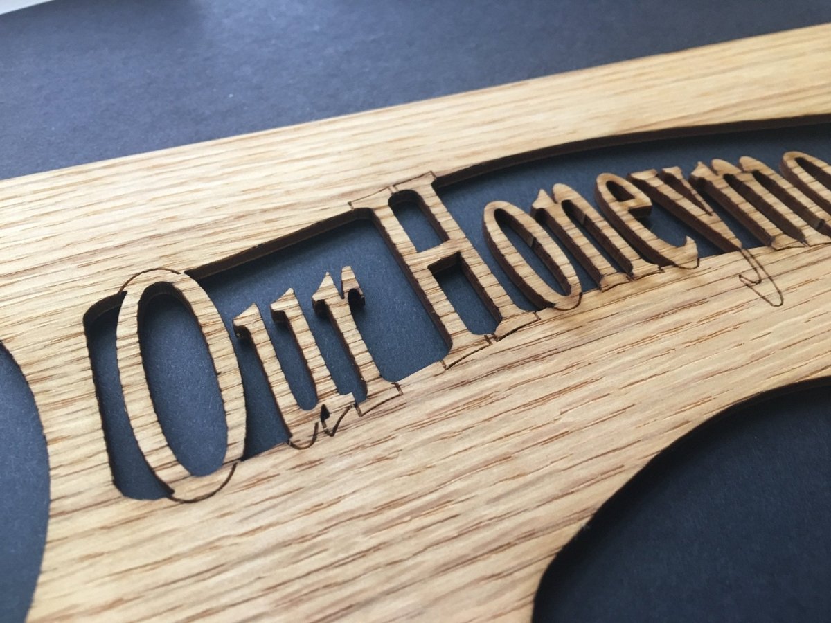Our Honeymoon Picture Frame - Legacy Images - Picture Frames - 11x14 Picture Frame honeymoon picture frame laser engraved