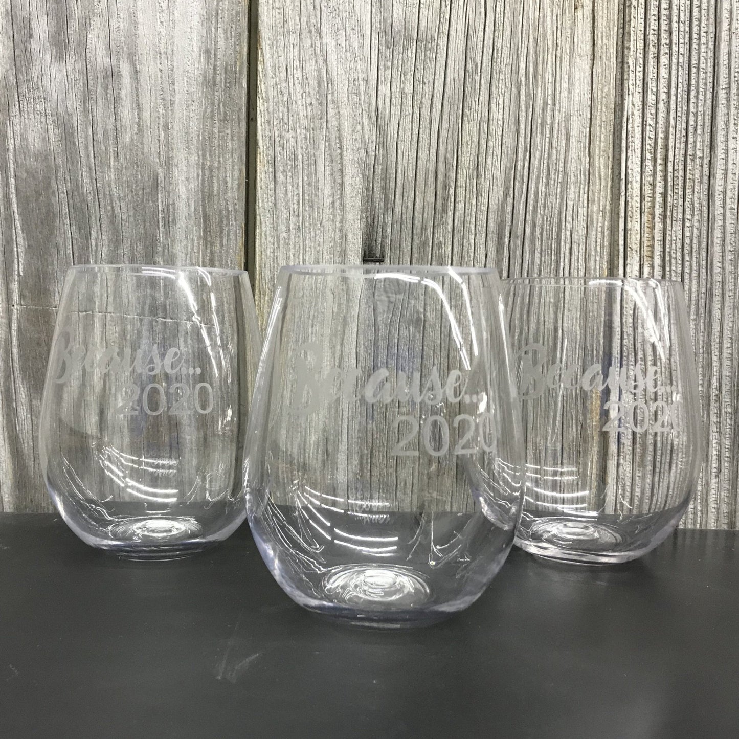Personalized Stemless Wine Glass - Legacy Images - Stemware