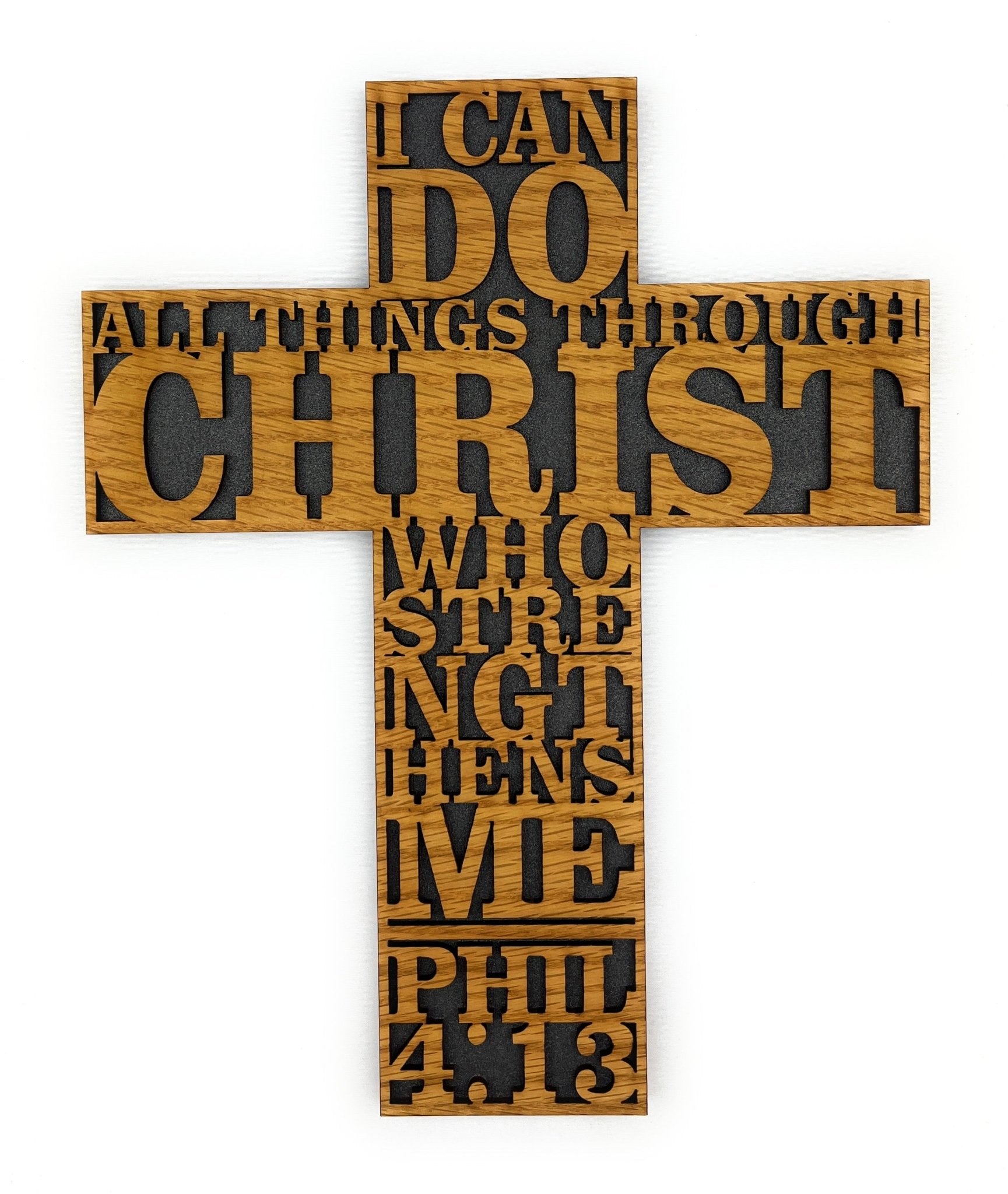 I Can Do All Things Through Christ Who Strengthens Me with outlet Cross Metal Sign