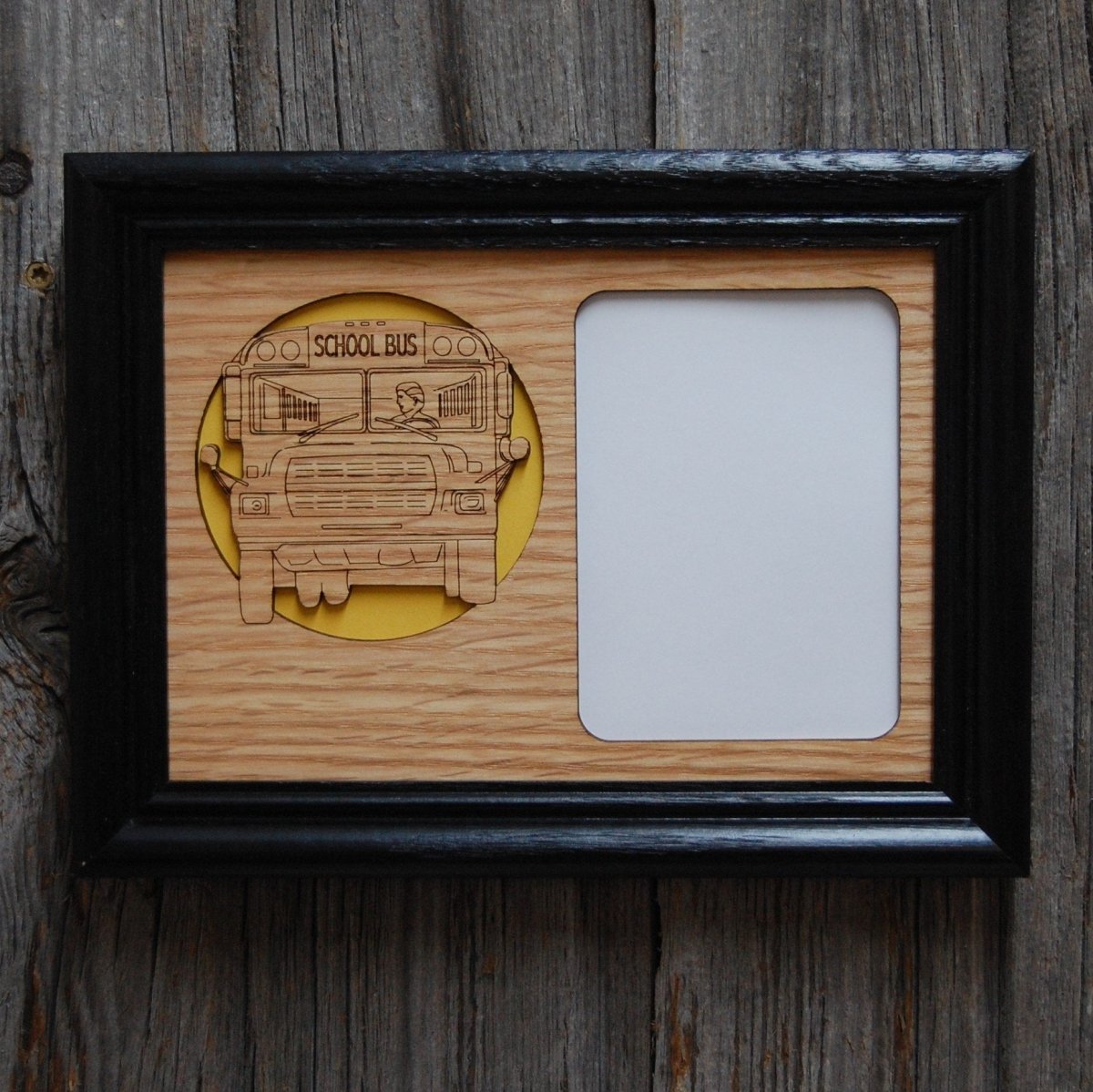 School Bus Driver Picture Frame - Legacy Images - Picture Frames - 11x14 Picture Frame 5x7 picture frame 8x10 picture frame laser engraved