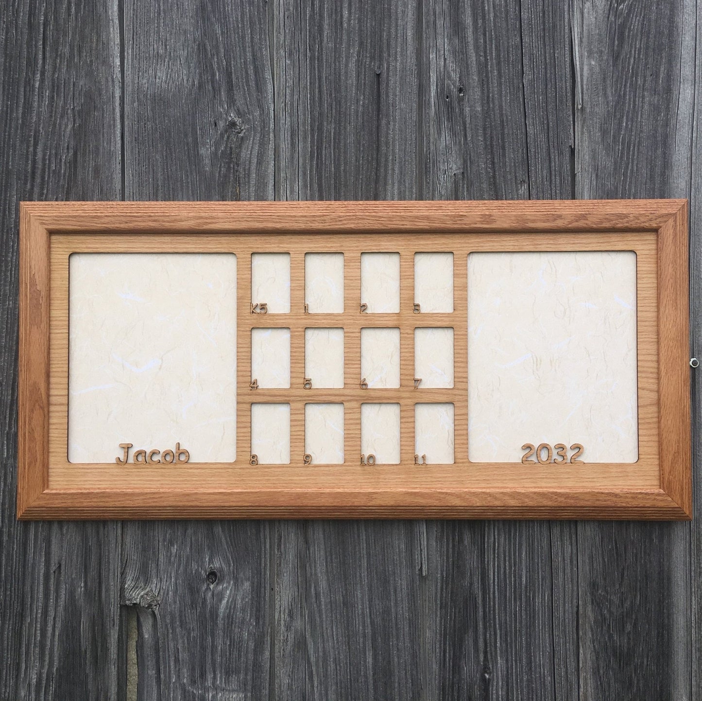 School Years Picture Frame 12"x28" - 12x28 School Years Picture Frame - Legacy Images - Legacy Images - Picture Frames