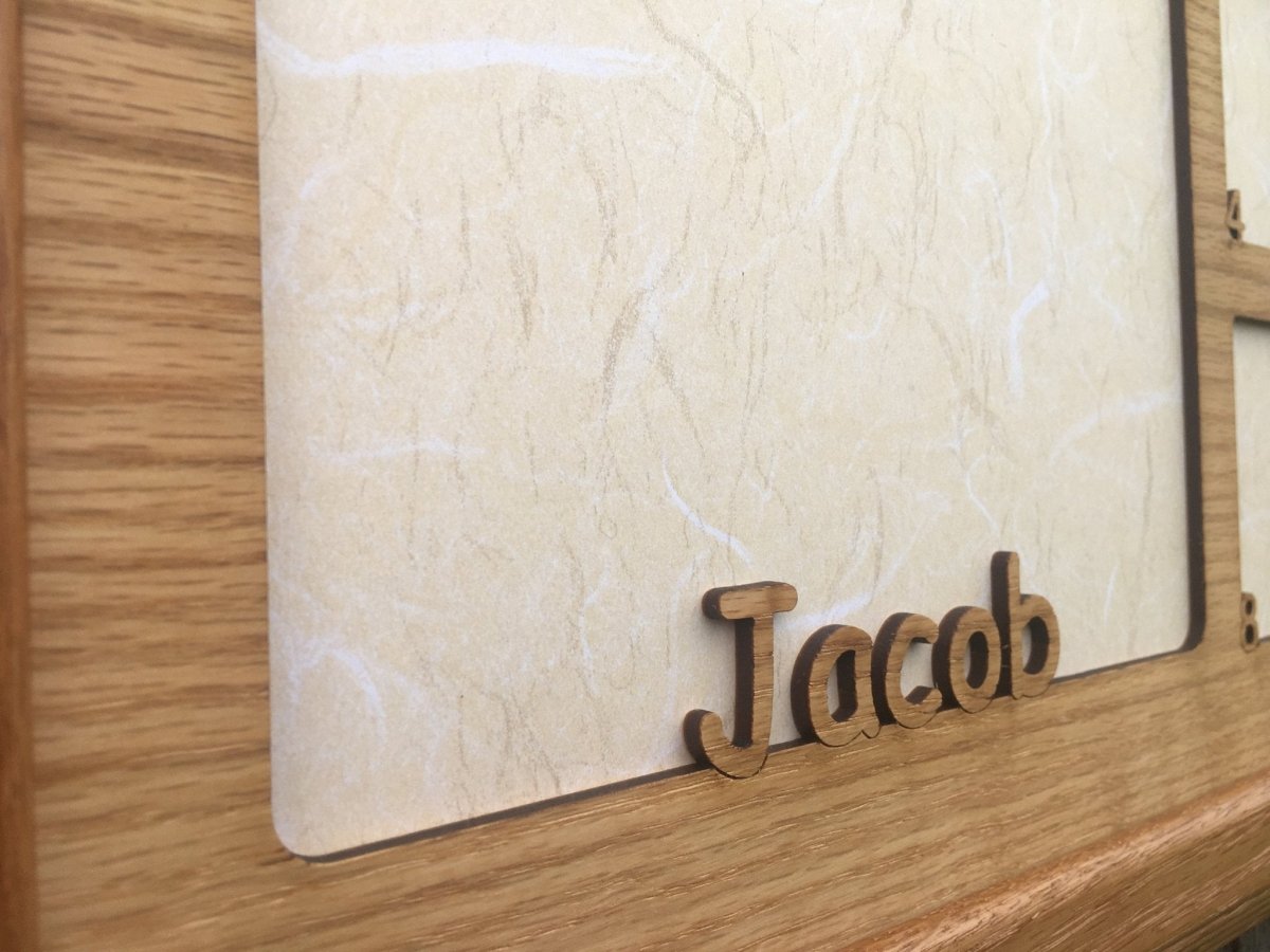 School Years Picture Frame 12"x28" - Legacy Images - Picture Frames - 12x28 picture frame name picture frame laser engraved