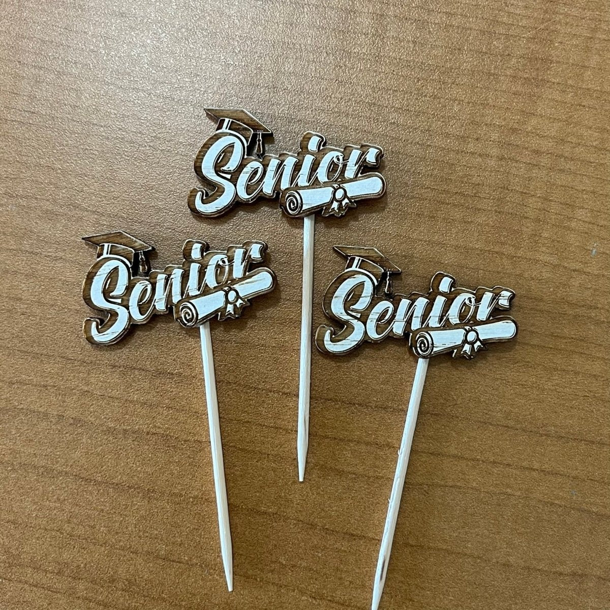 Senior Cupcake Toppers - Legacy Images - Cake Decorating Supplies - cake topper graduation party laser engraved