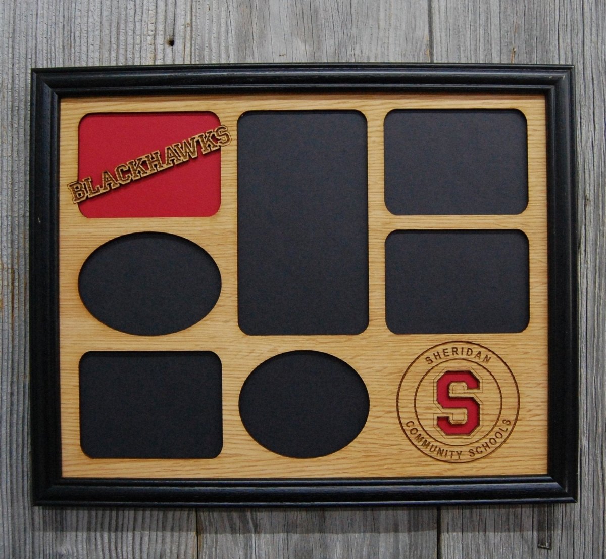 Sheridan Blackhawks Picture Frame 11"x14" - Legacy Images - Picture Frames - 11x14 Picture Frame picture frame school laser engraved
