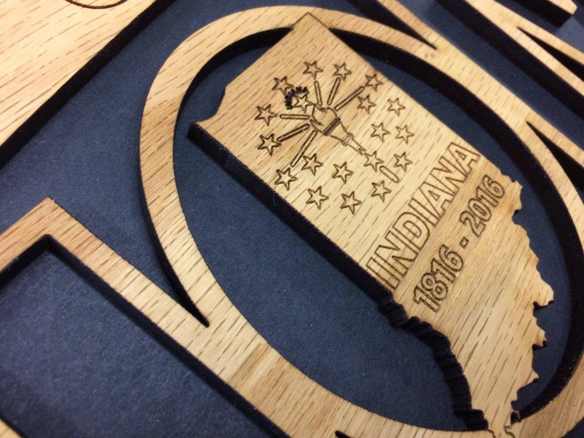 State Home Sign Décor - Legacy Images - Decor - sign state travel laser engraved