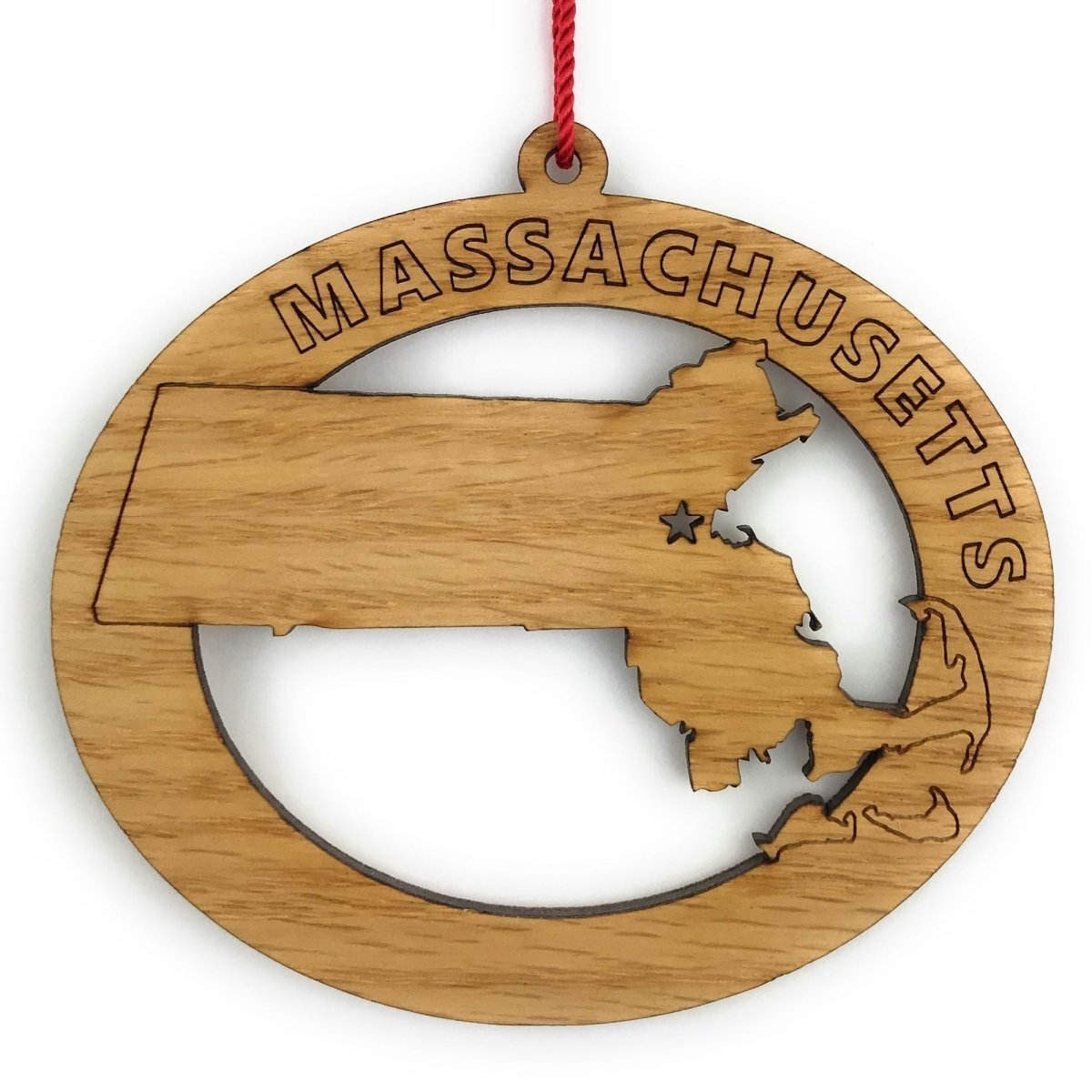 State Ornament - Legacy Images - Holiday Ornaments - christmas ornament state laser engraved