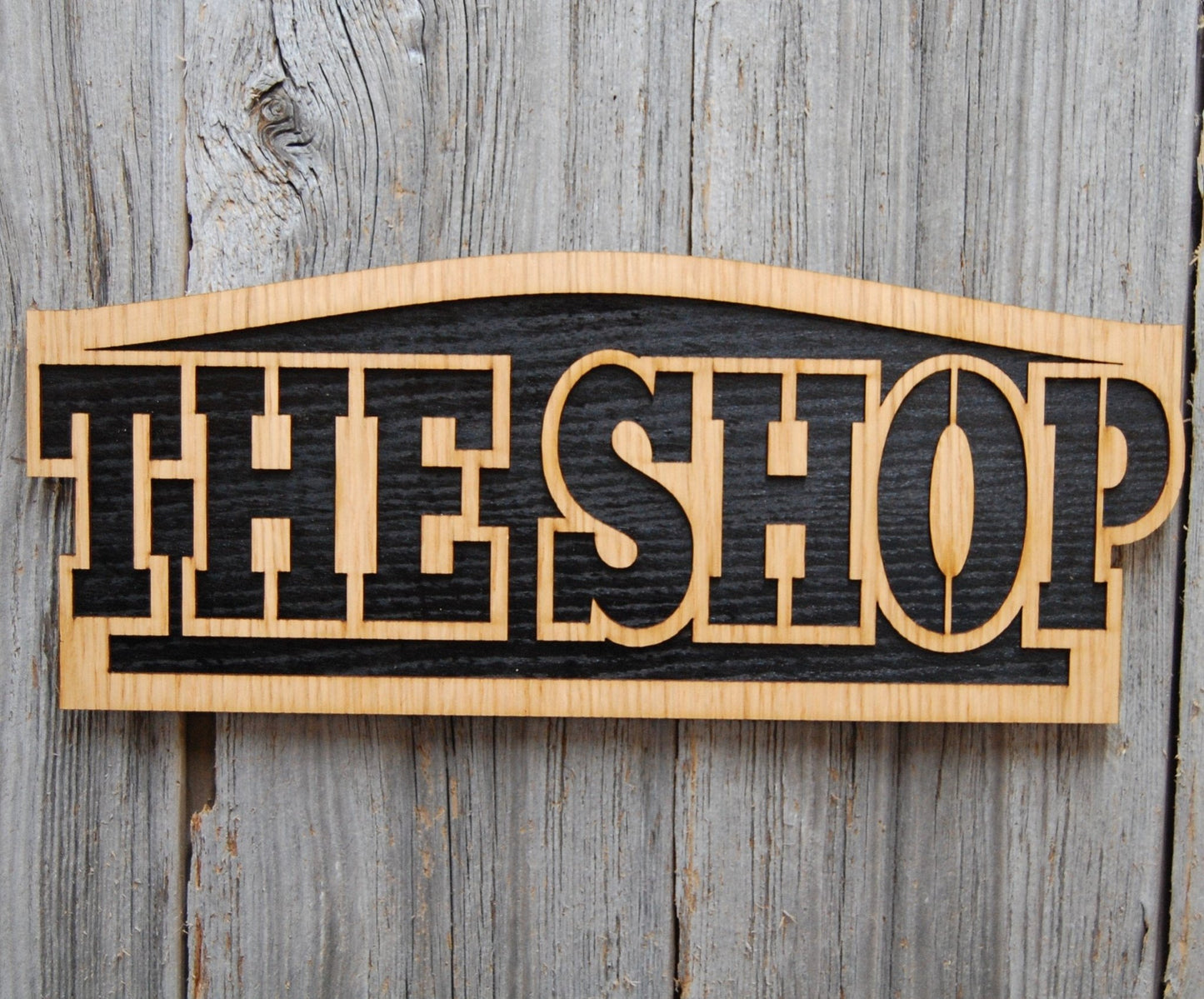 The Shop Sign Décor - The Shop Sign Décor, Signs, home decor, laser engraved - Legacy Images - Legacy Images - Novelty Signs
