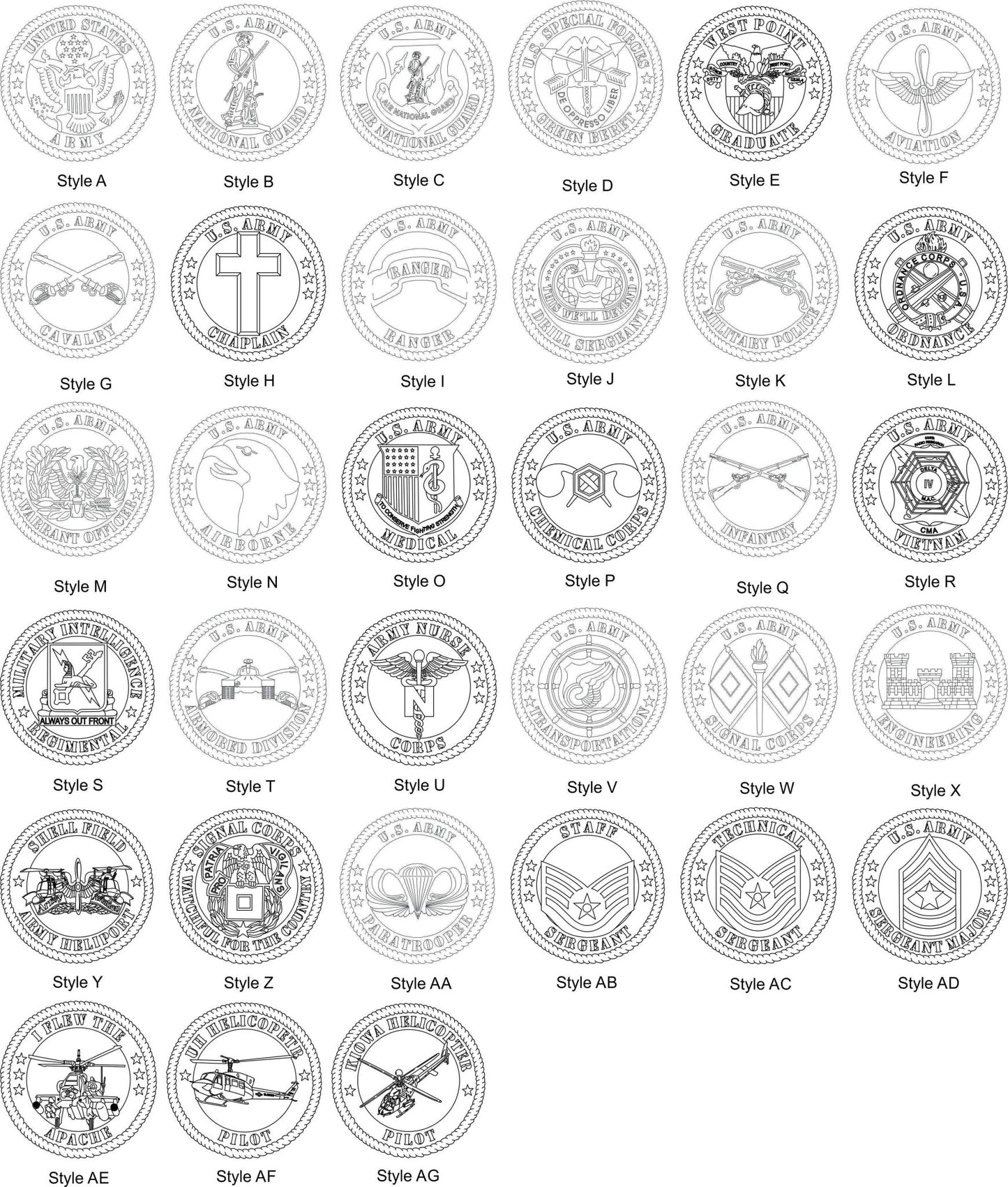 US Army Picture Frame - Legacy Images - Picture Frames