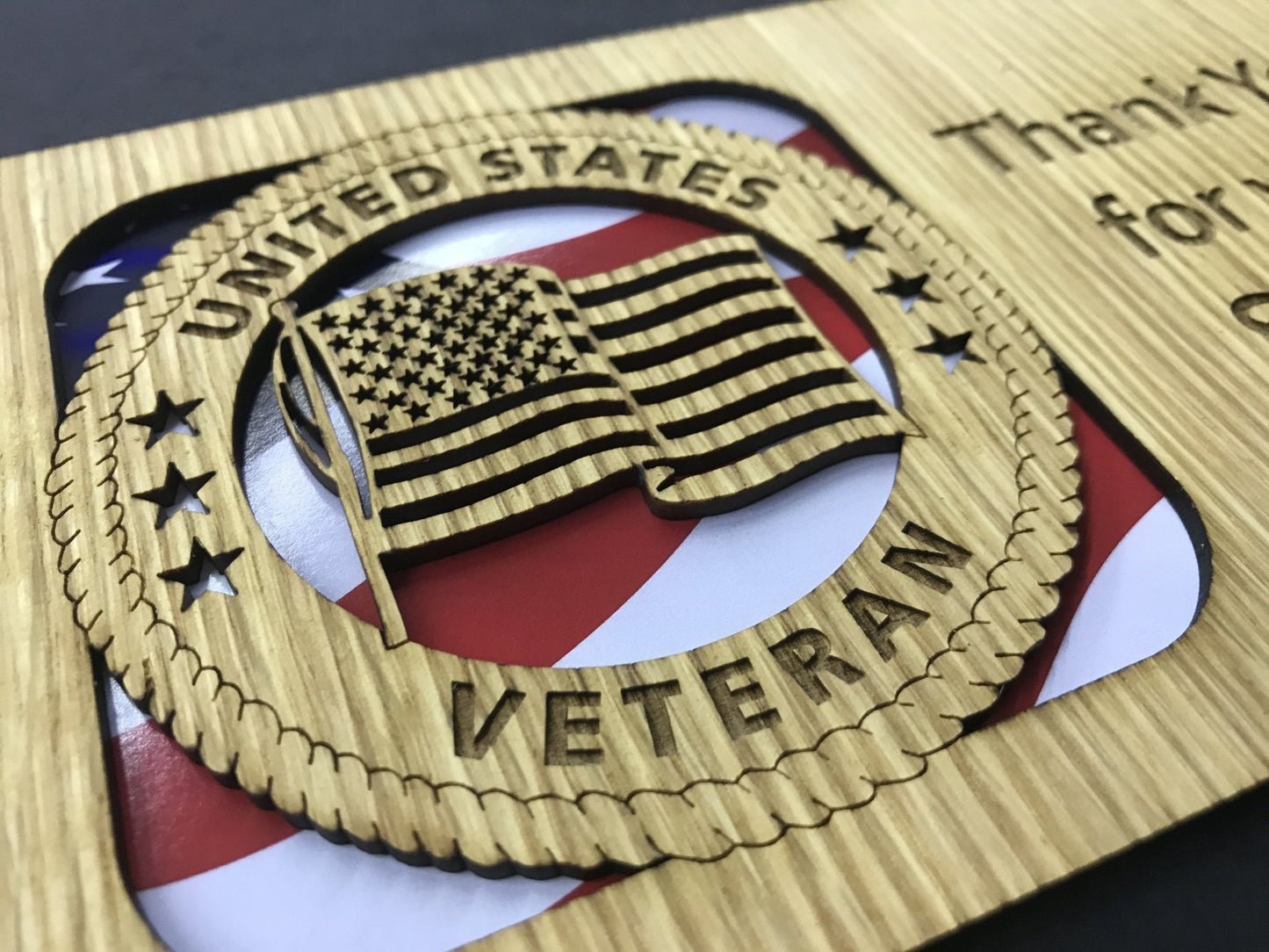 US Veteran Picture Frame - 8x10 Frame Holds a 5x7 Photo - Legacy Images - Picture Frames