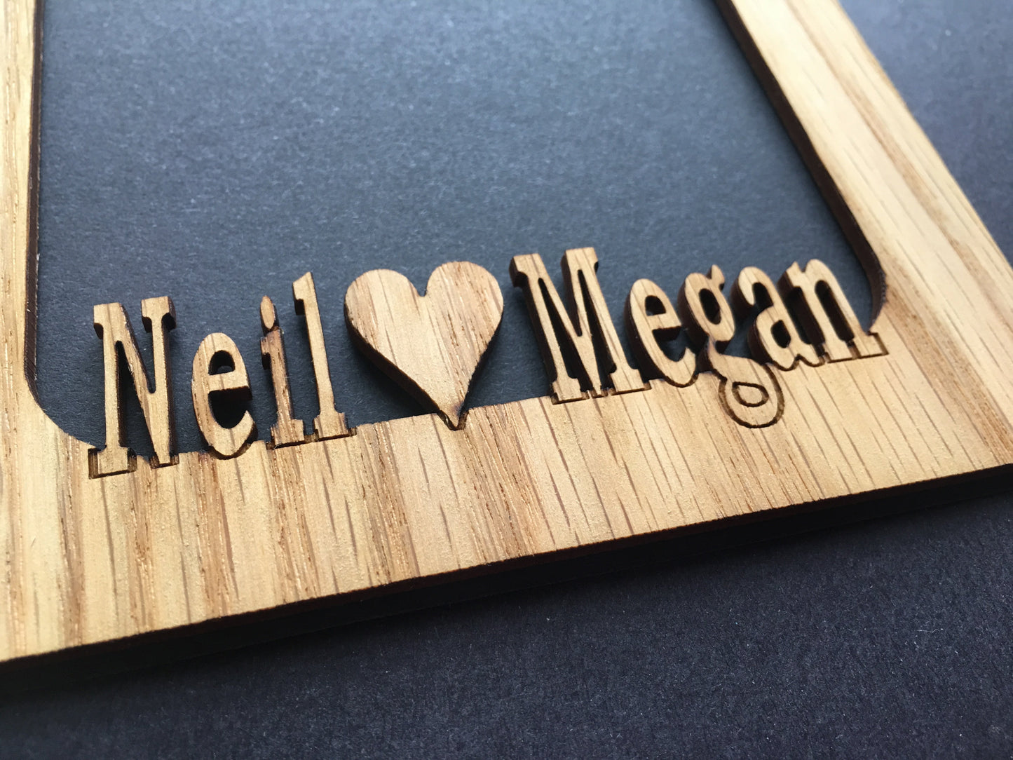 Couple's Name Picture Frame, Picture Frame, home decor, laser engraved - Legacy Images