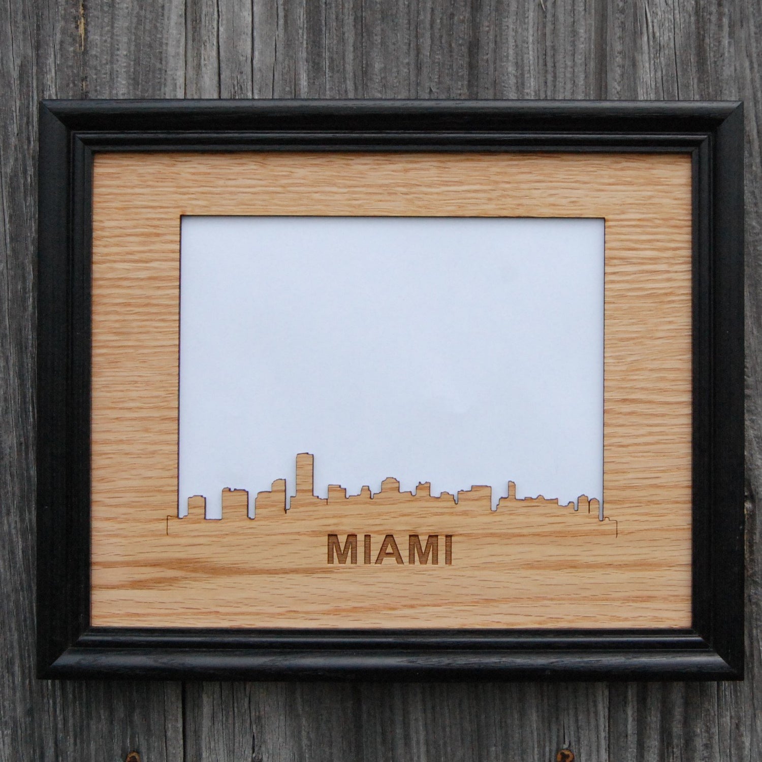 8x10 Miami Picture Frame, Picture Frame, home decor, laser engraved - Legacy Images