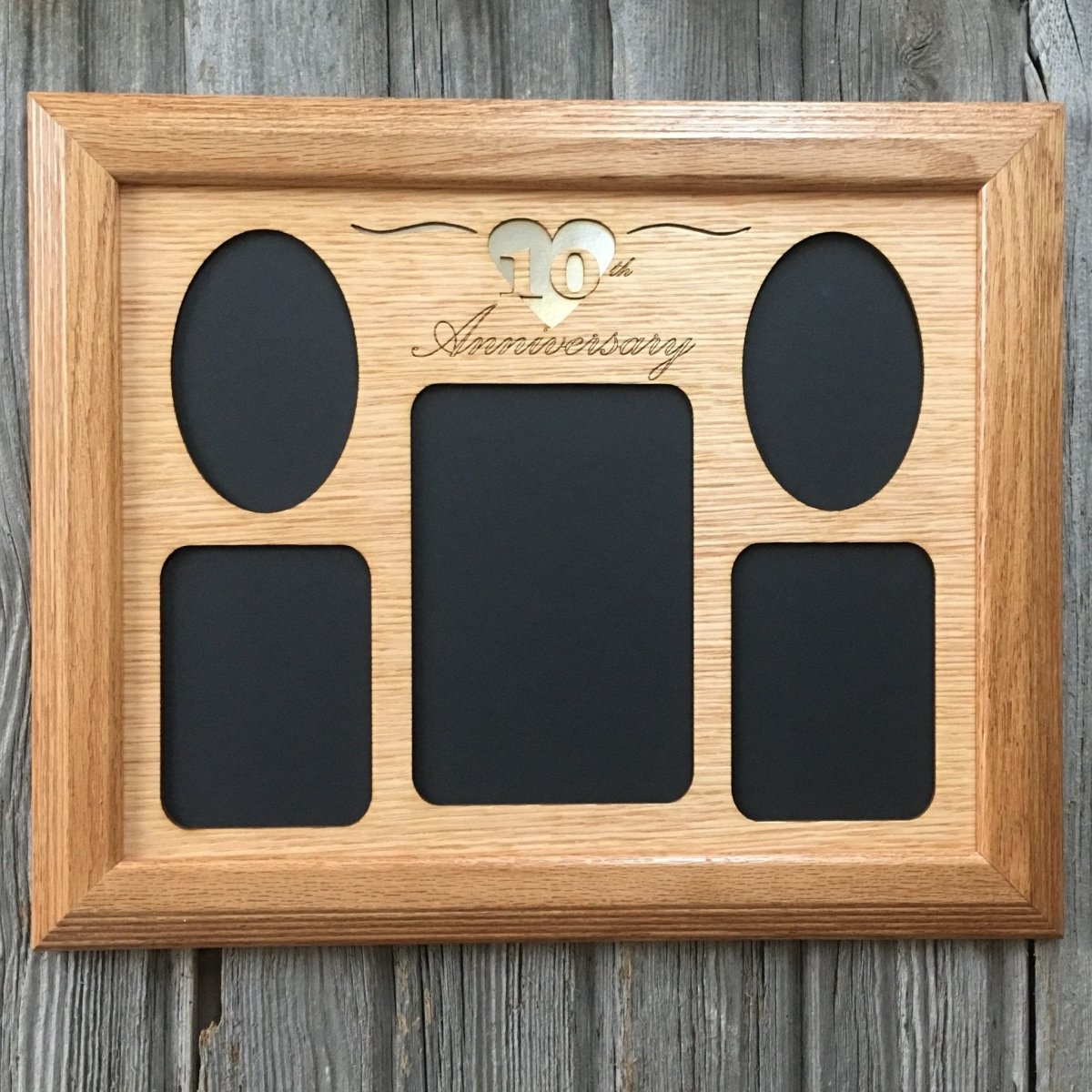 10th Anniversary Picture Frame - Legacy Images - Picture Frames - 10th anniversary 11x14 Picture Frame 5x7 picture frame laser engraved