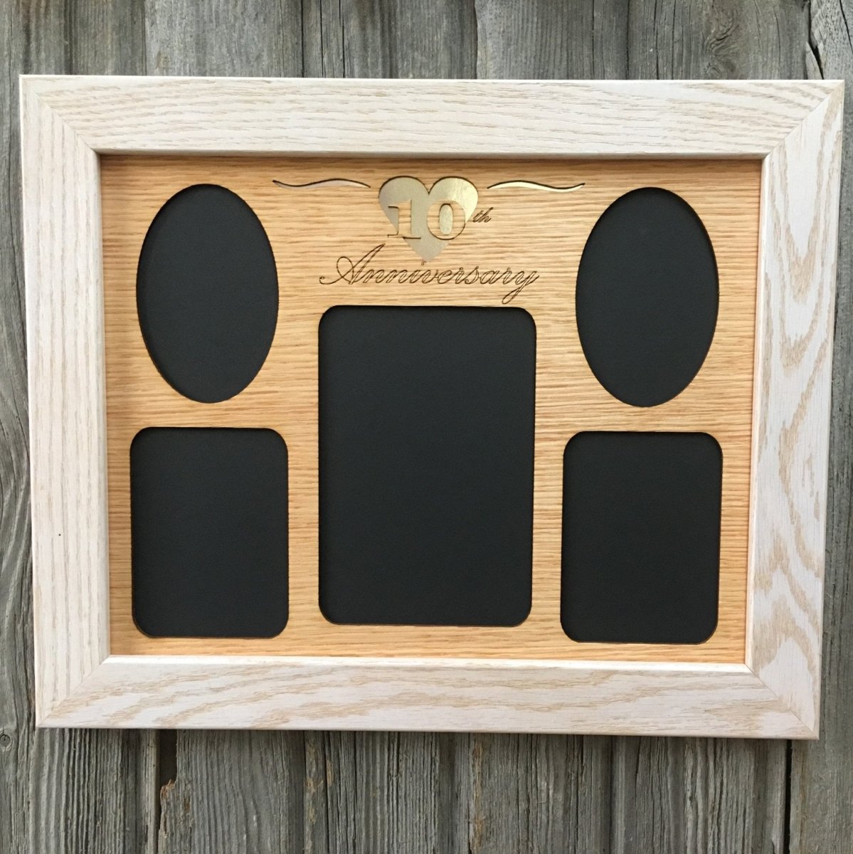 10th Anniversary Picture Frame - Legacy Images - Picture Frames - 10th anniversary 11x14 Picture Frame 5x7 picture frame laser engraved