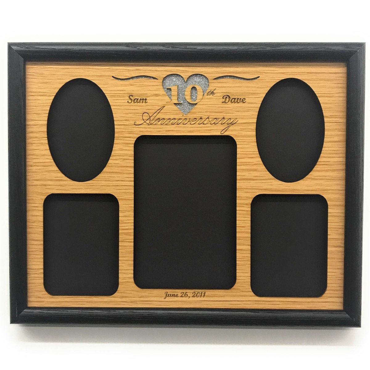 10th Anniversary Picture Frame - Legacy Images - Picture Frames - 10th anniversary 11x14 Picture Frame 5x7 picture frame laser engraved