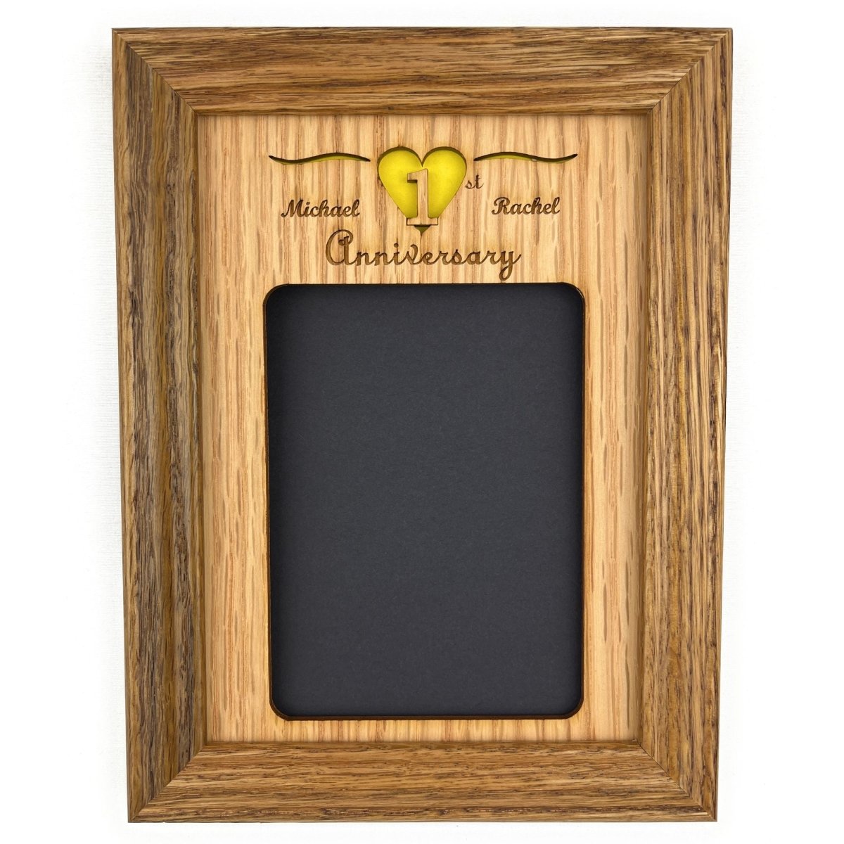 1st Anniversary Picture Frame - Legacy Images - Picture Frames - 11x14 Picture Frame 1st anniversary 5x7 picture frame laser engraved