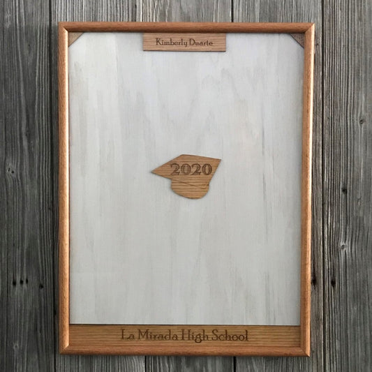 2026 Graduation Guestbook - Legacy Images - Guestbook - 11x14 Picture Frame 12x16 picture frame 16x20 picture frame laser engraved Honey Round