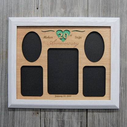 20th Anniversary Picture Frame - Legacy Images - Picture Frames - 11x14 Picture Frame 20th anniversary 5x7 picture frame laser engraved
