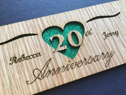 20th Anniversary Picture Frame - Legacy Images - Picture Frames - 11x14 Picture Frame 20th anniversary 5x7 picture frame laser engraved