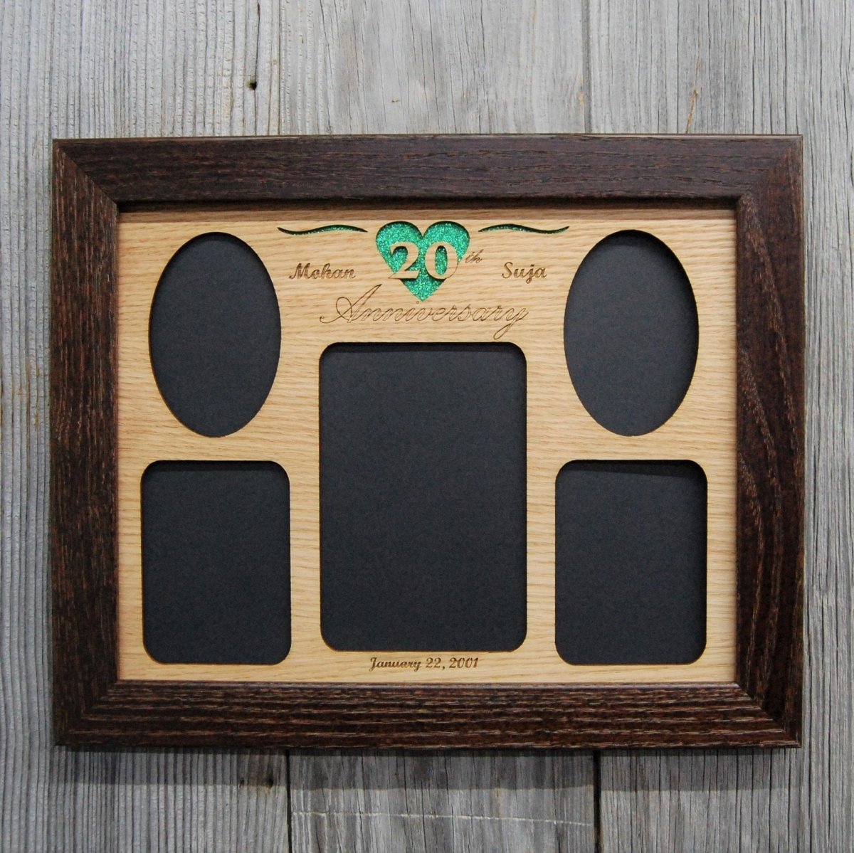 20th Anniversary Picture Frame - Legacy Images - Picture Frames - 11x14 Picture Frame 20th anniversary 5x7 picture frame laser engraved