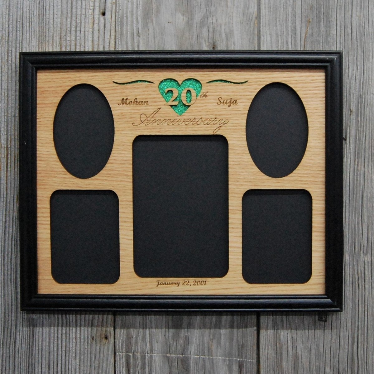 20th Anniversary Picture Frame - Legacy Images - Picture Frames - 11x14 Picture Frame 20th anniversary 5x7 picture frame laser engraved