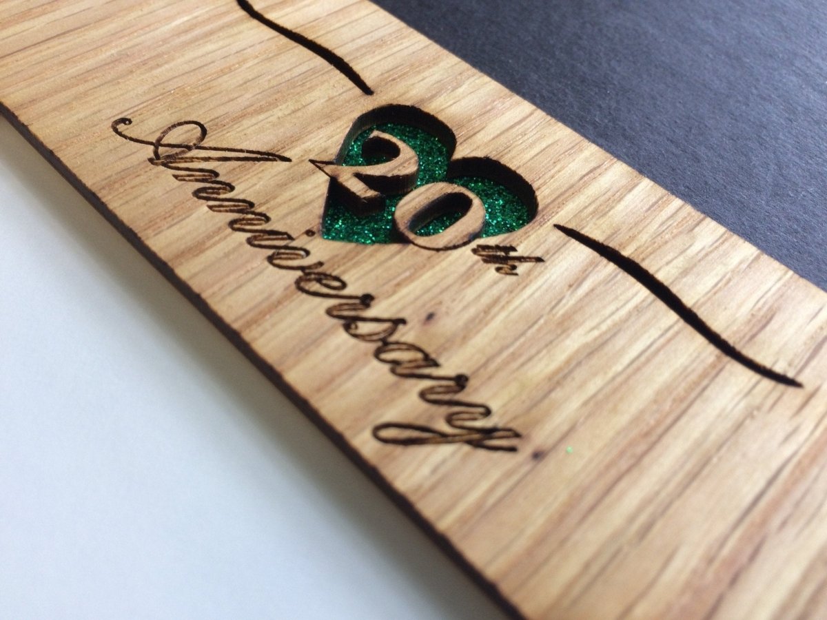 20th Anniversary Picture Frame - Legacy Images - Picture Frames - 11x14 Picture Frame 20th anniversary 5x7 picture frame laser engraved