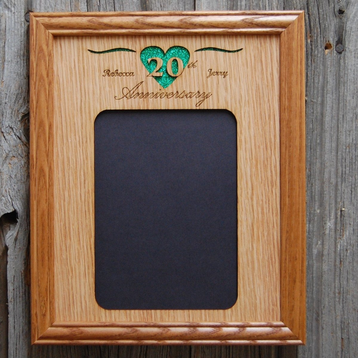 20th Anniversary Picture Frame - Legacy Images - Picture Frames - 11x14 Picture Frame 20th anniversary 5x7 picture frame laser engraved