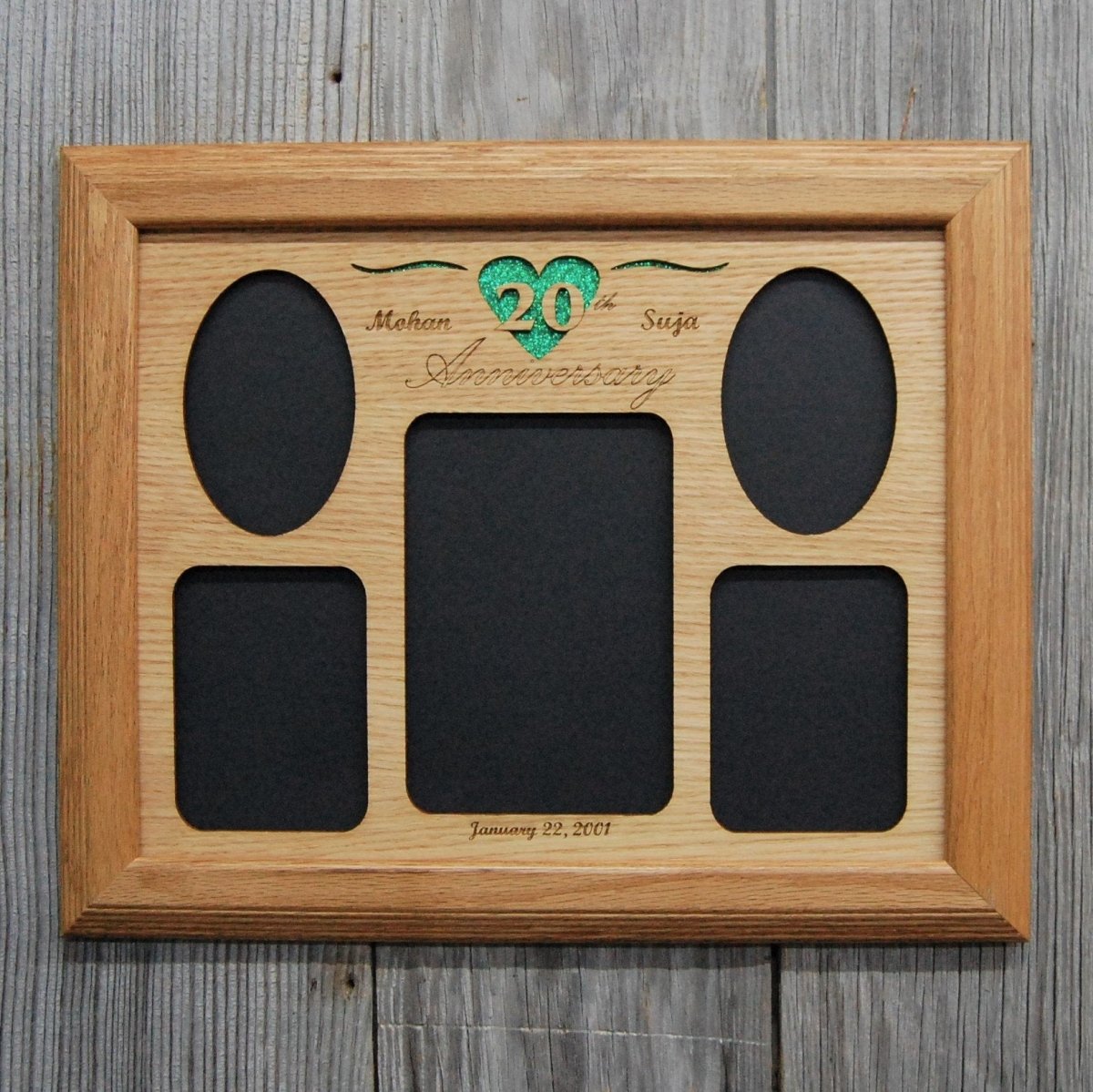 20th Anniversary Picture Frame - Legacy Images - Picture Frames - 11x14 Picture Frame 20th anniversary 5x7 picture frame laser engraved