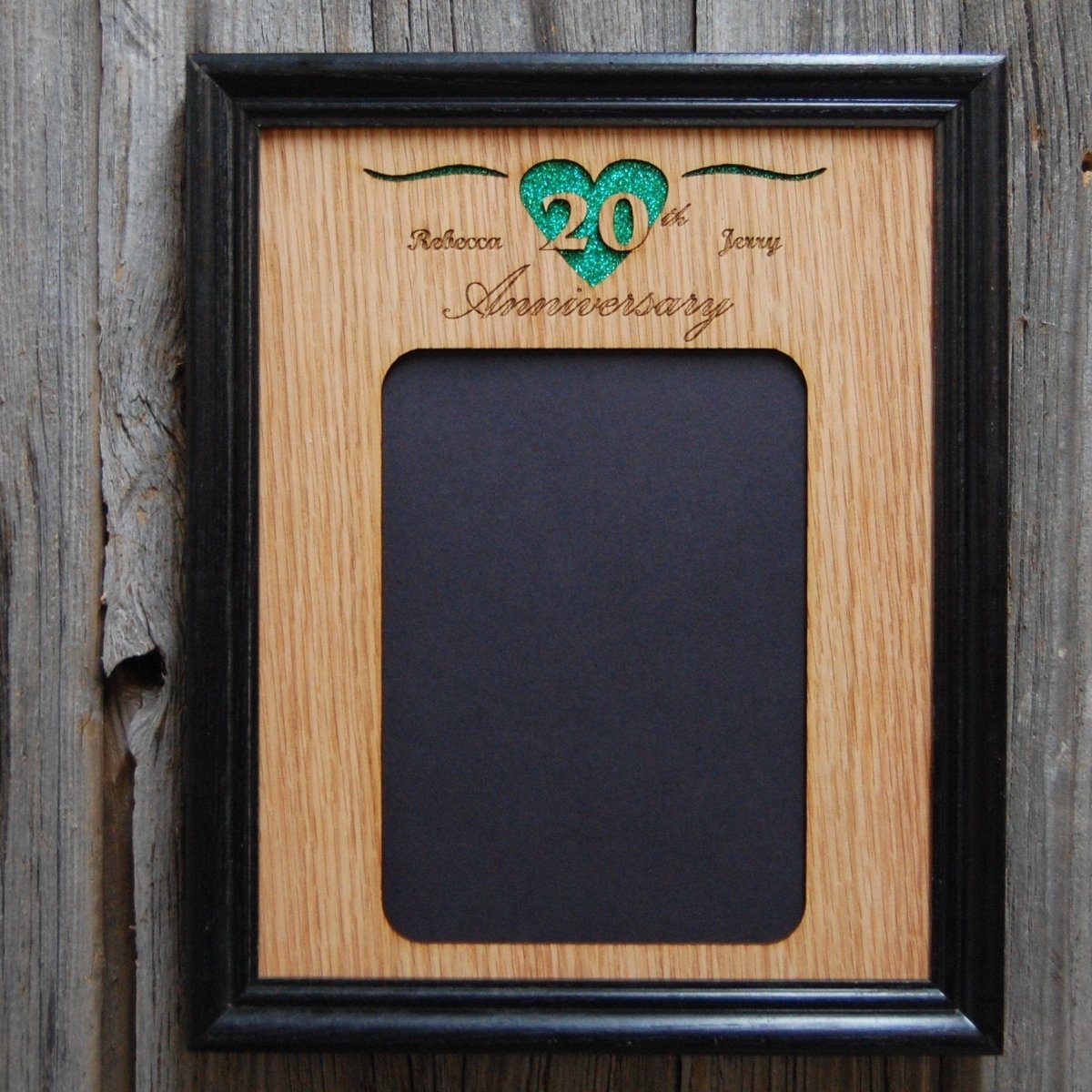 20th Anniversary Picture Frame - Legacy Images - Picture Frames - 11x14 Picture Frame 20th anniversary 5x7 picture frame laser engraved