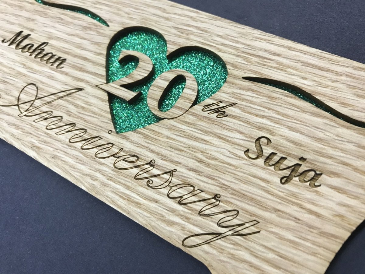 20th Anniversary Picture Frame - Legacy Images - Picture Frames - 11x14 Picture Frame 20th anniversary 5x7 picture frame laser engraved