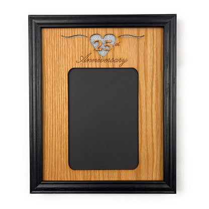 25th Anniversary Picture Frame - Legacy Images - Picture Frames - 11x14 Picture Frame 25th anniversary 5x7 picture frame laser engraved