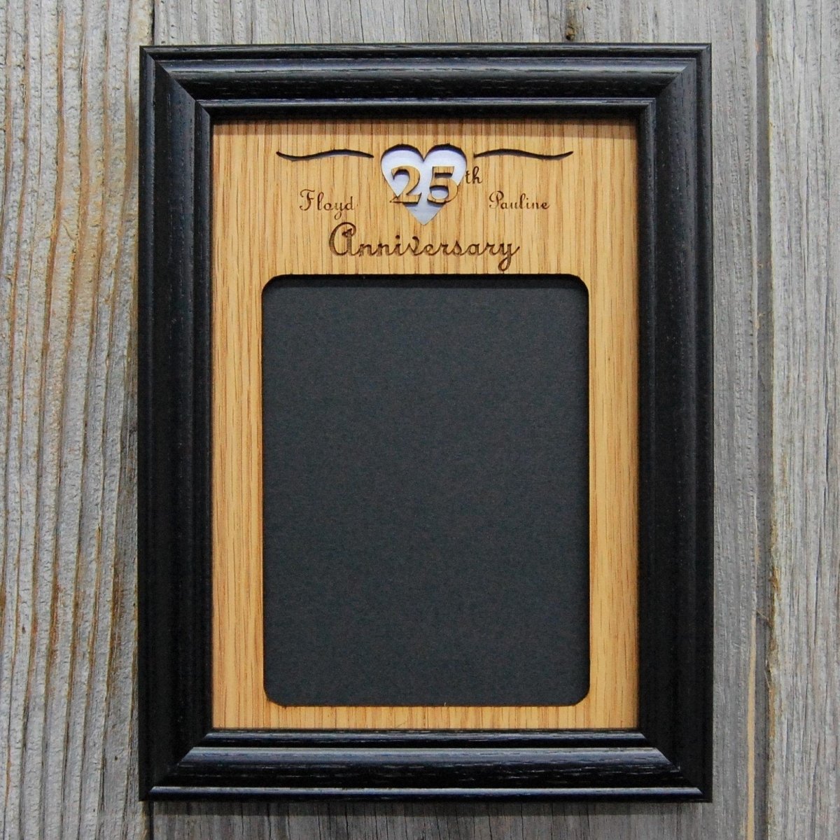 25th Anniversary Picture Frame - Legacy Images - Picture Frames - 11x14 Picture Frame 25th anniversary 5x7 picture frame laser engraved