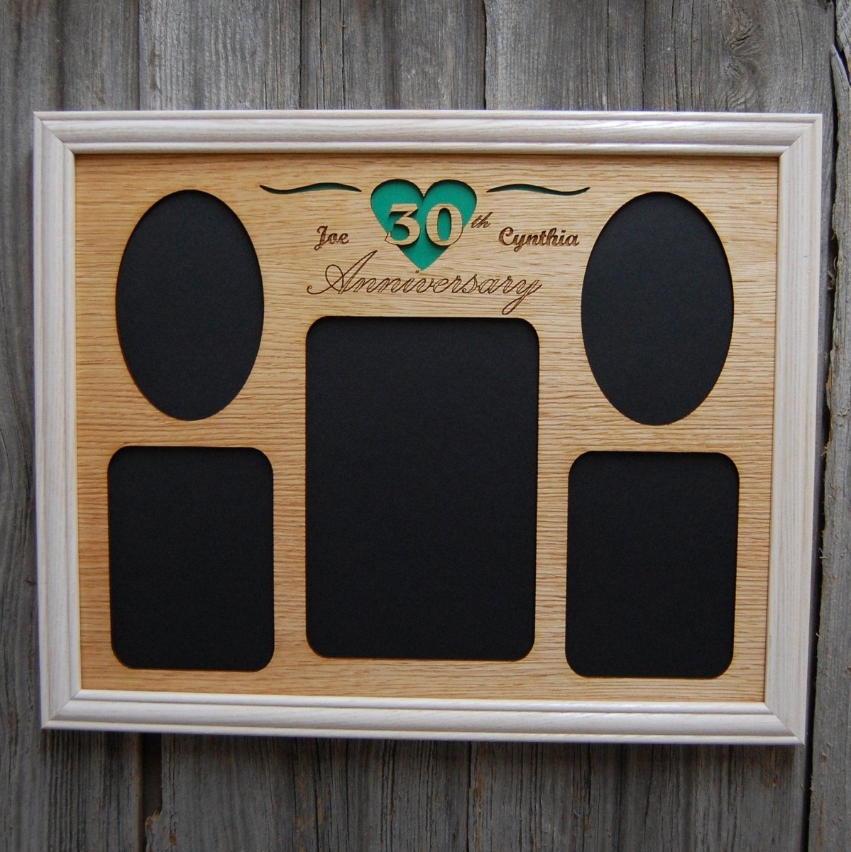 30th Anniversary Picture Frame - Legacy Images - Picture Frames - 11x14 Picture Frame 30th anniversary 5x7 picture frame laser engraved