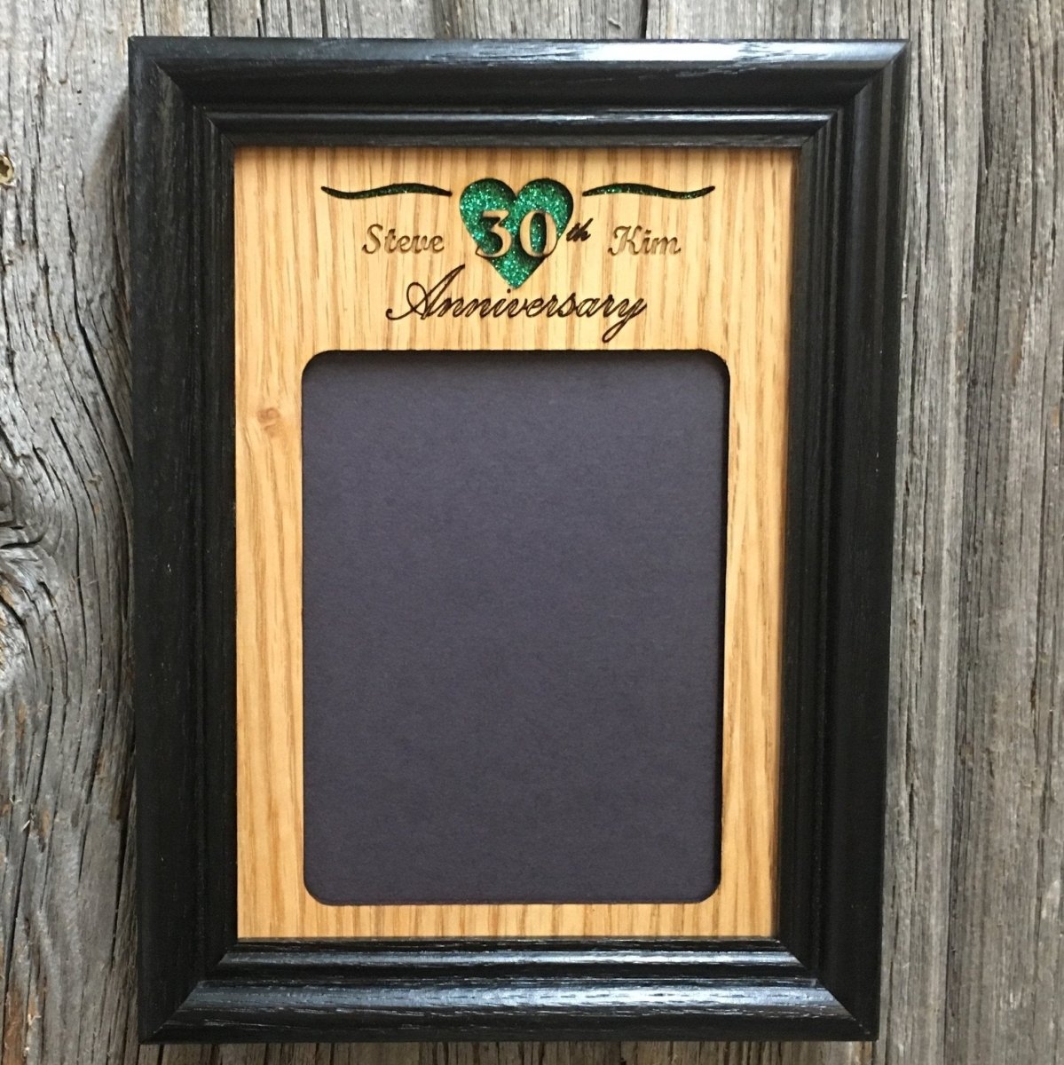 30th Anniversary Picture Frame - Legacy Images - Picture Frames - 11x14 Picture Frame 30th anniversary 5x7 picture frame laser engraved