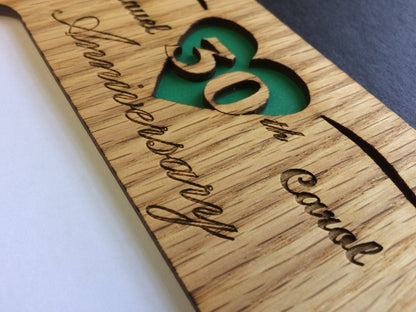 30th Anniversary Picture Frame - Legacy Images - Picture Frames - 11x14 Picture Frame 30th anniversary 5x7 picture frame laser engraved