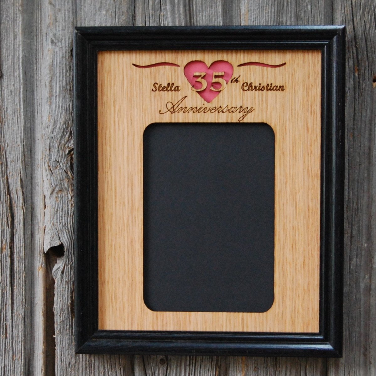 35th Anniversary Picture Frame - Legacy Images - Picture Frames - 11x14 Picture Frame 5x7 picture frame 8x10 picture frame laser engraved