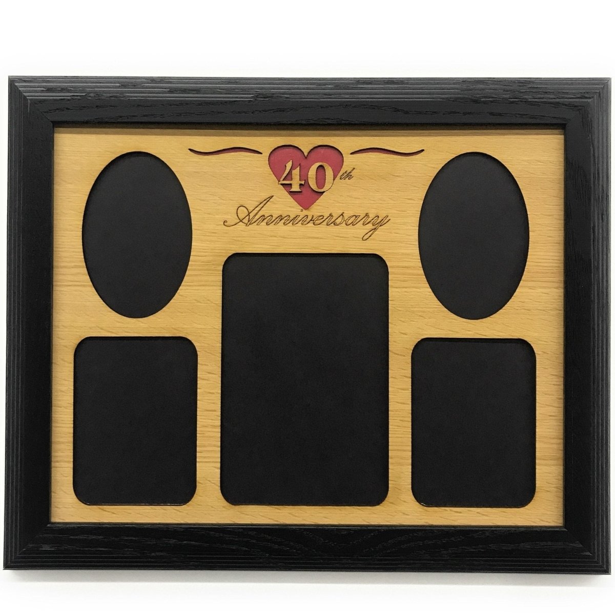 40th Anniversary Picture Frame - Legacy Images - Picture Frames - 11x14 Picture Frame 40th Anniversary 5x7 picture frame laser engraved